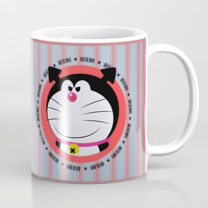 Mug Keramik doraemon  devil bbx mugs