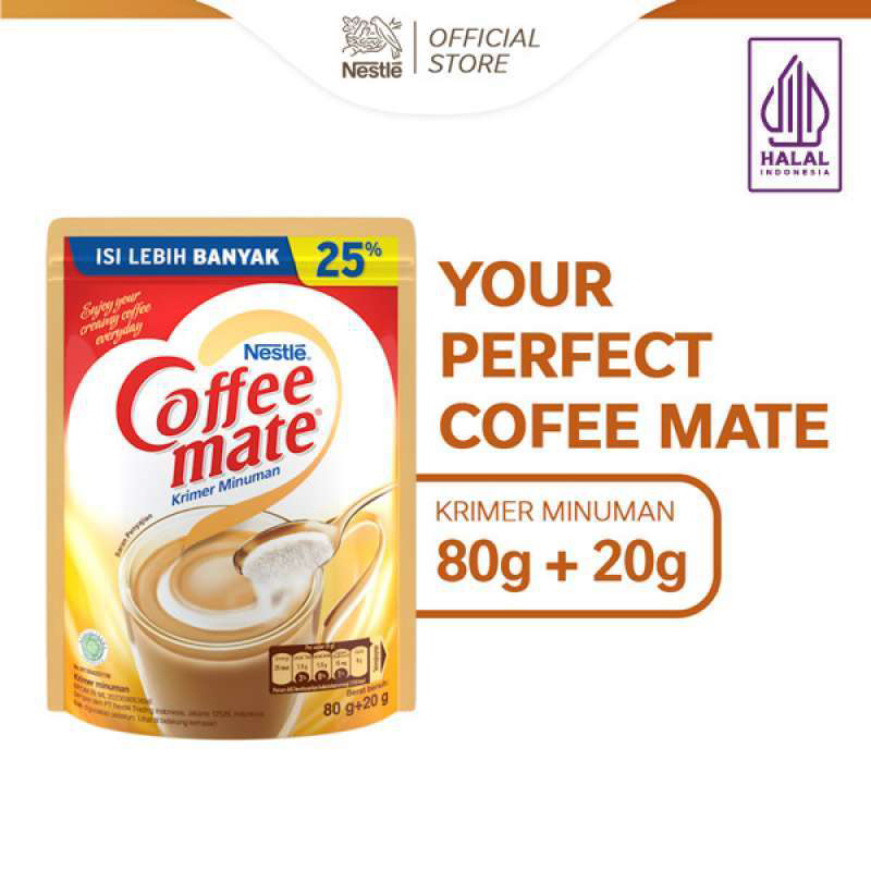 

Nestle coffee mate creamer 80 + 20 gram