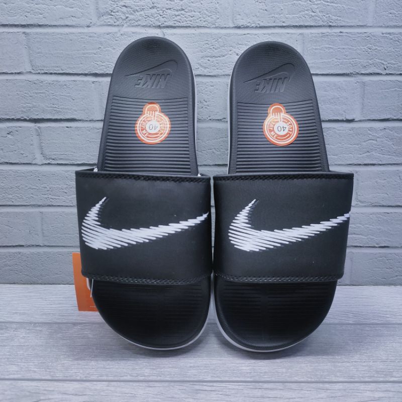 Sandal Pria Import Nike Slide Black Grade Original Ready Size 40-44