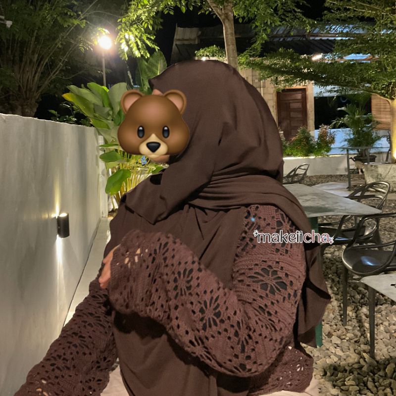 Cardigan floral crochet handmade | Cardigan bunga rajut | makeit.cha