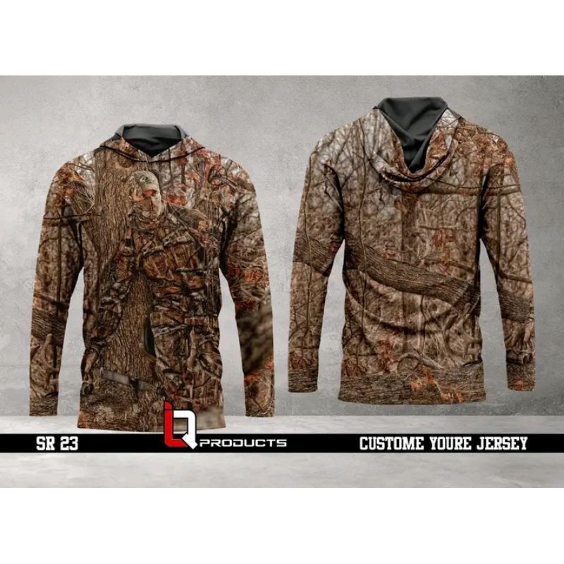 BAJU CAMO BERBURU 3D / Request Foto maupun Logo Club Full Print
