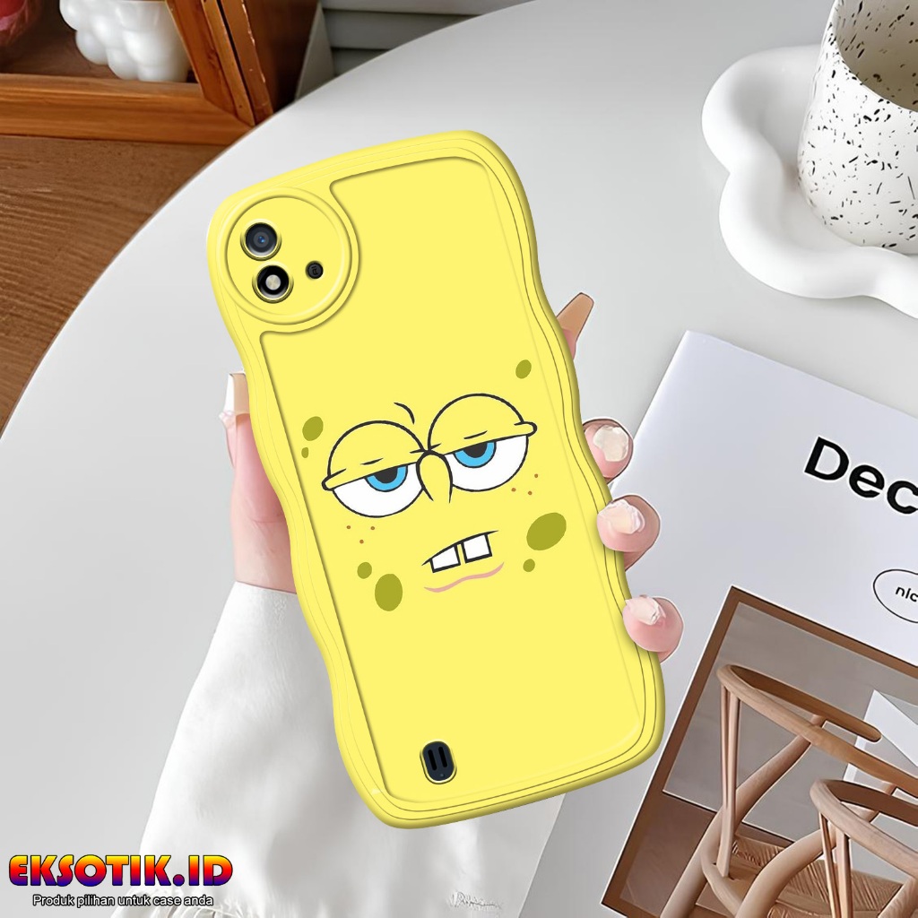 Case Realme C11 2021 Gelombang - Casing Realme C11 2021 - Silikon  Realme C11 2021 - Softcase Realme