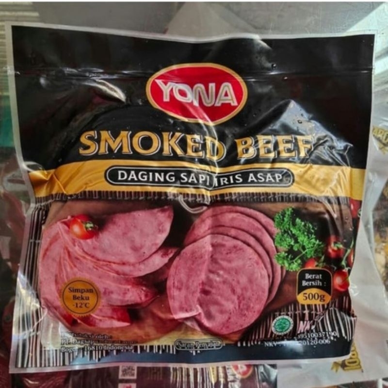 

yona smoked beef 500gr / daging sapi iris asap