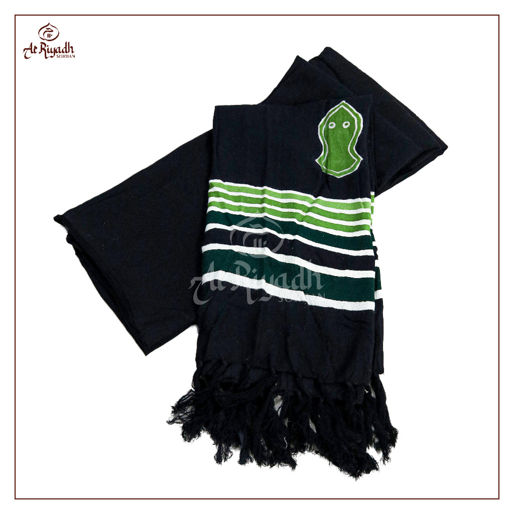 Sorban Solo ZAWEEYA Motif Garis Terompah