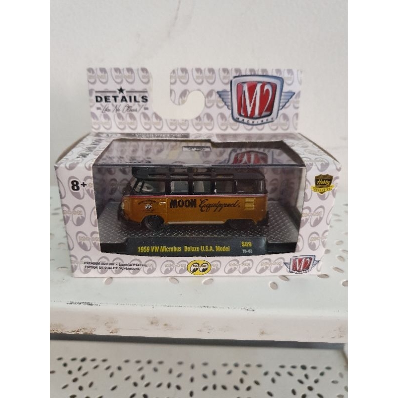 M2 Machines Mooneyes 1959 VW MICROBUS DELUXE USA MODEL