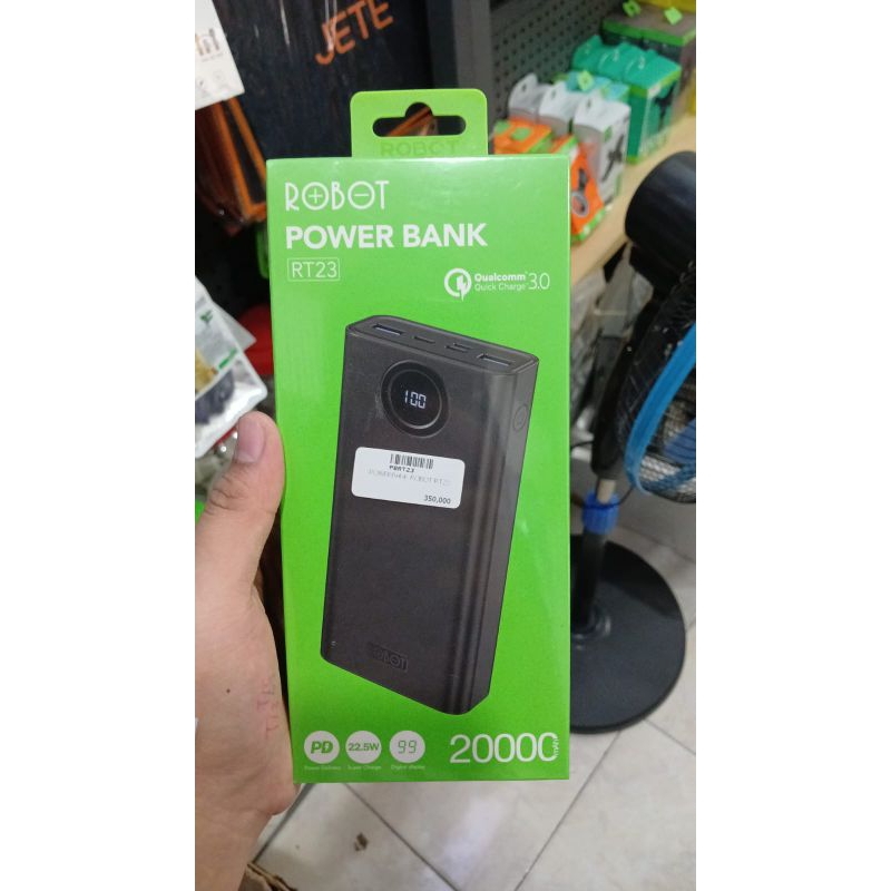 POWERBANK ROBOT 20000 MAH/ PENGISI DAYA ORI