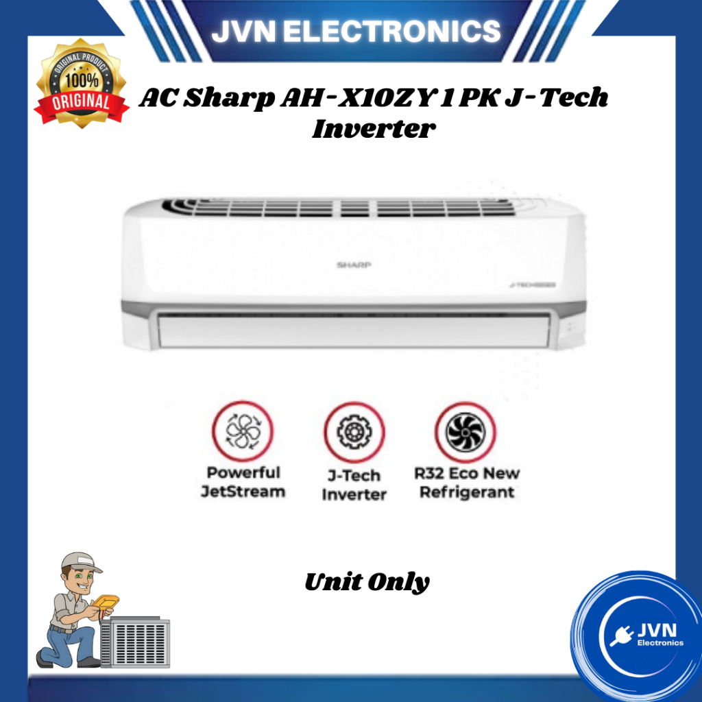 AC Sharp AH-X10ZY 1 PK J-Tech Inverter