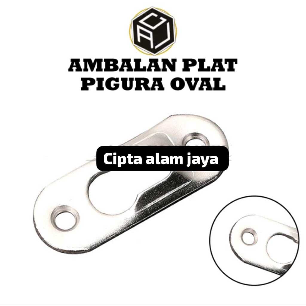 Plat Pigura Plat Gantungan Pigura Oval Plat Gantungan Papan Tulis Plat Gantungan Cermin