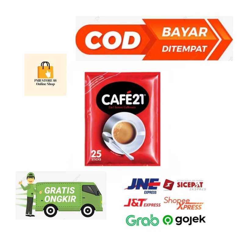 

Cafe 21 Coffee mix 2in1 instant coffee mix 2 in 1 - Coffee Cafe 21 - coffee instant Coffemix Singapore (25 sachet) ORI