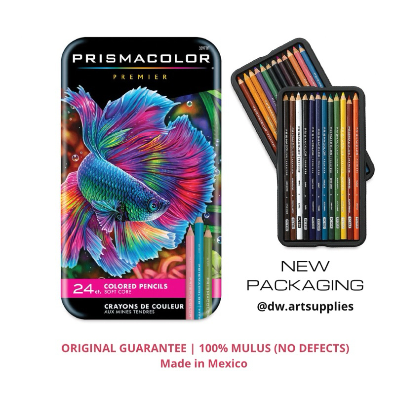 

Prismacolor Premier Soft Core 24 Colors NEW COVER