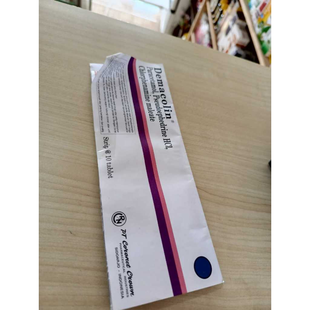 DEMACOLIN STRIP 10 TABLET