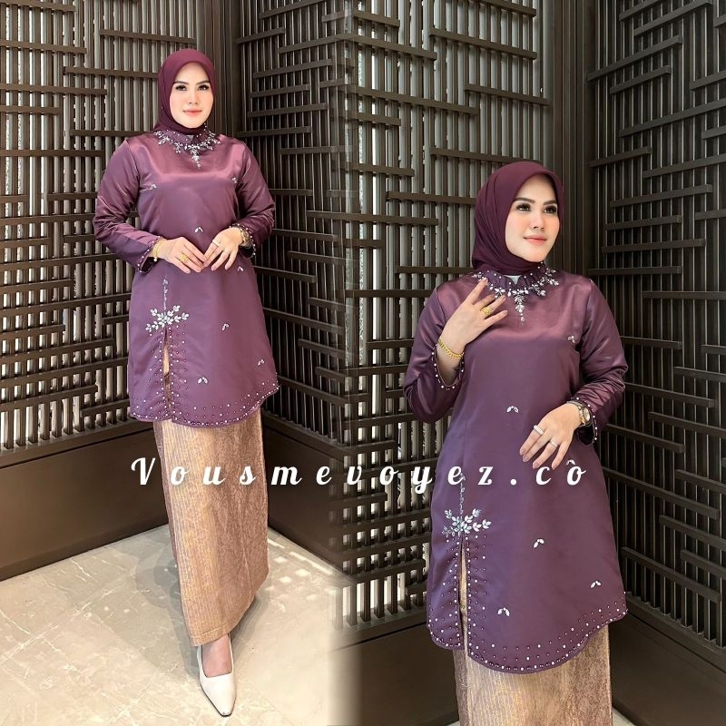TERLARIS NEW KEBAYA KURUNG MELAYU PAYET JAHIT MANUAL / KEBAYA KURUNG PAYET / KEBAYA MELAYU /