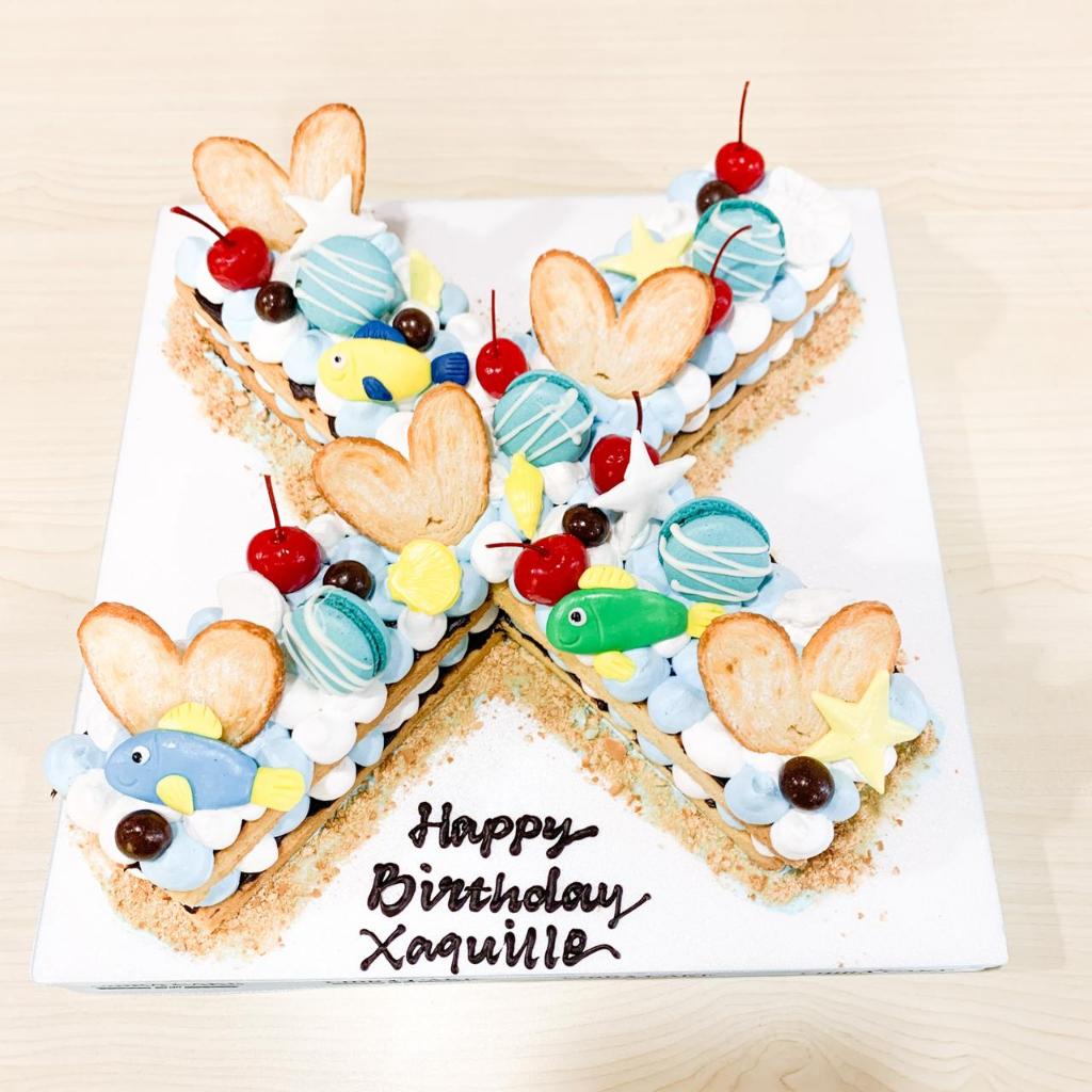 

Kue Ulang Tahun/Birthday Cake/Kue Cookies Huruf X/Cookies Tema Ikan