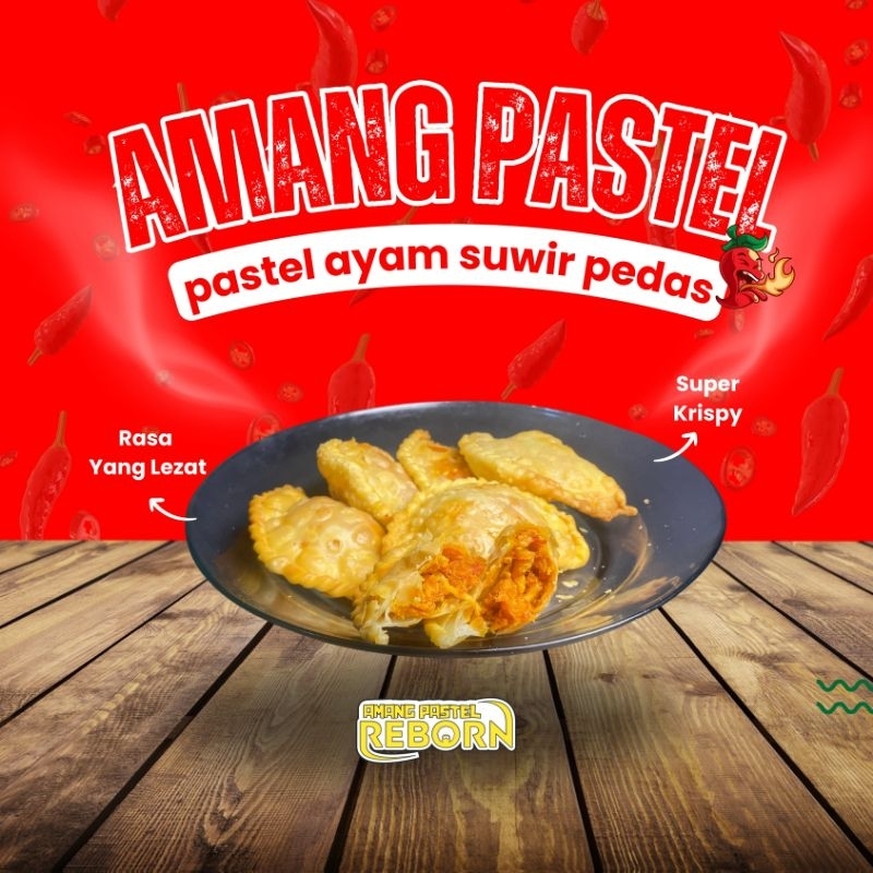 

PASTEL AYAM SUWIR PEDAS ISI 5 BY AMANG PASTEL