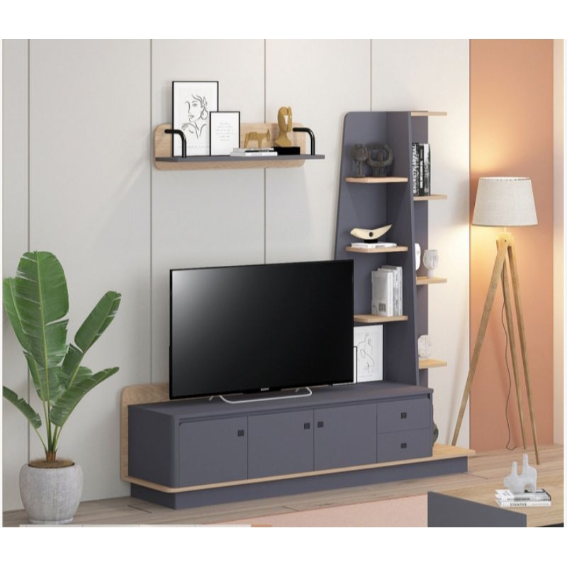 WALL UNIT/RAK TV/BUFFET TV/MEJA TV/WALL UNIT MINIMALIS/WALL UNIT SANFELLO