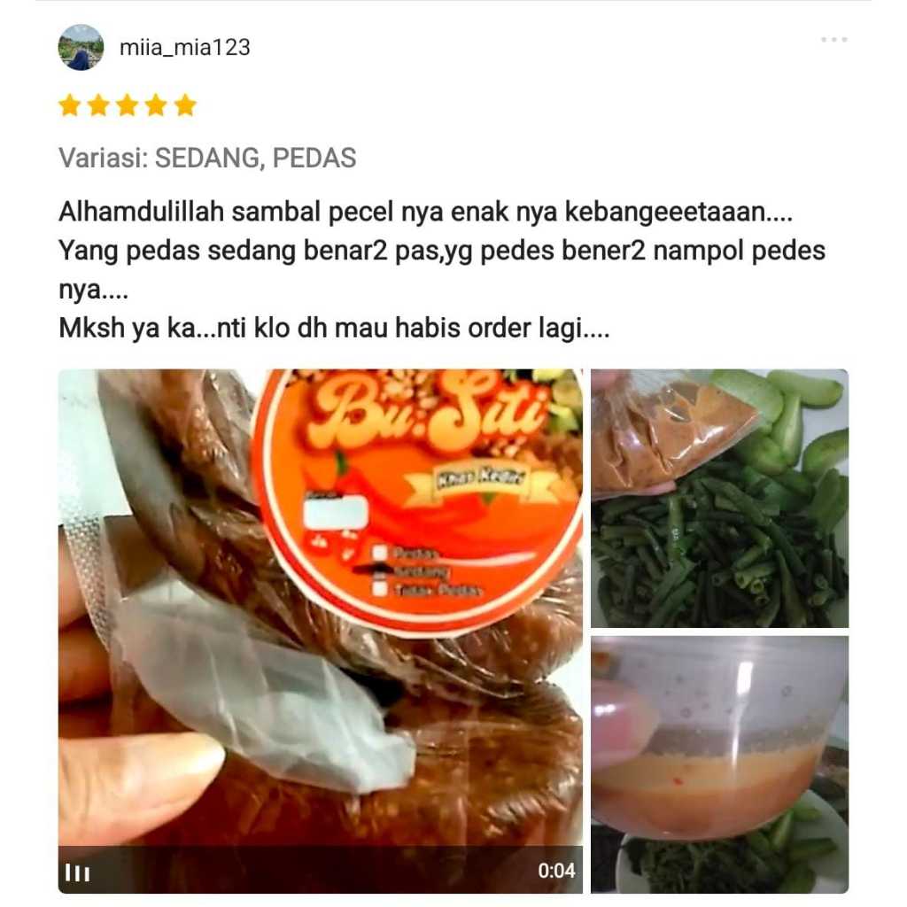 

Korzaln Sambel Pecel Bu Siti Khas Kediri Bumbu Pecel Enak 100 Gr