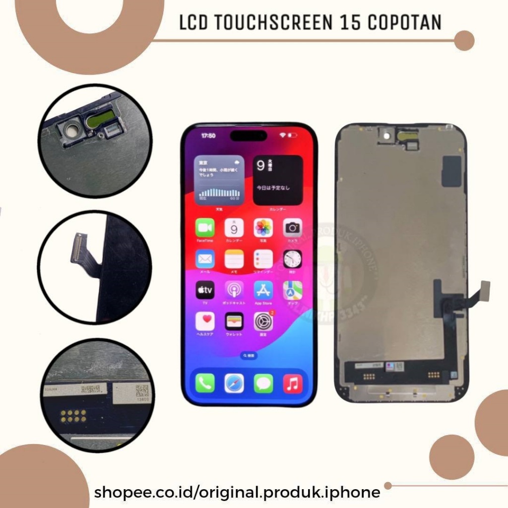 TOUCHSCREEN + LCD 15 ORIGINAL COPOTAN