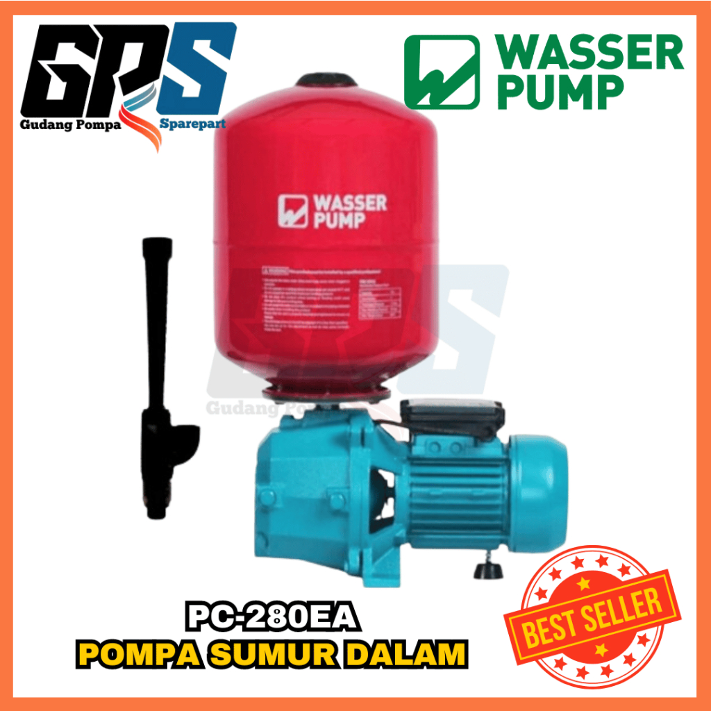 [POMPA AIR] WASSER PC-280EA POMPA UNTUK SUMUR DALAM