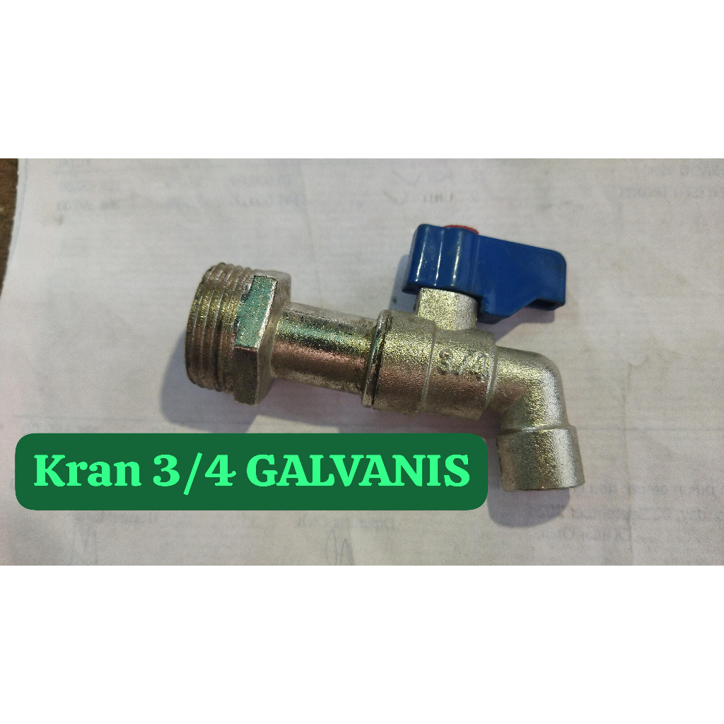 KRAN AIR BESI 3/4 INCI KERAN L TEMBOK L TAMAN /KRAN AIR 3/4" VIPER / KRAN AIR BIRU ¾ INCH