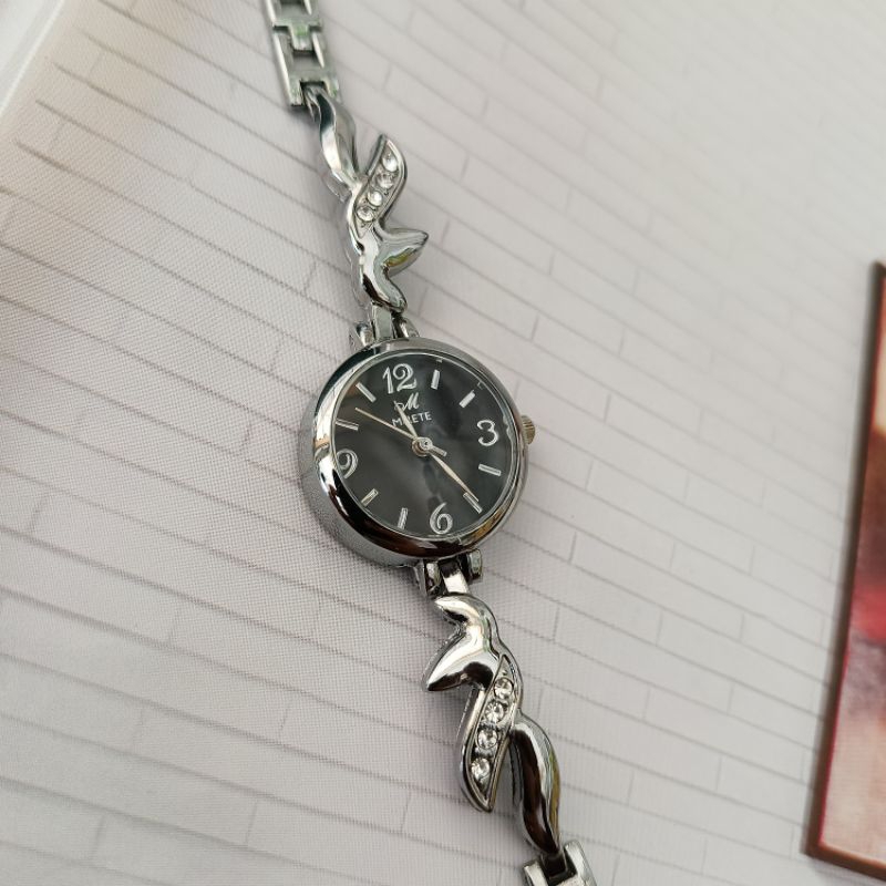 Jam Tangan Mirete Cewek Jam Tangan Wanita Stainless Stell