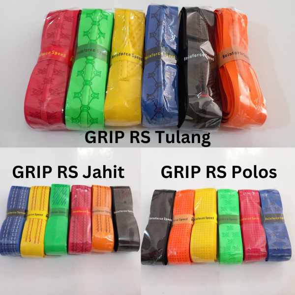 Grip RS Spon Tebal Grip Raket Bulutangkis Grip Raket Badminton