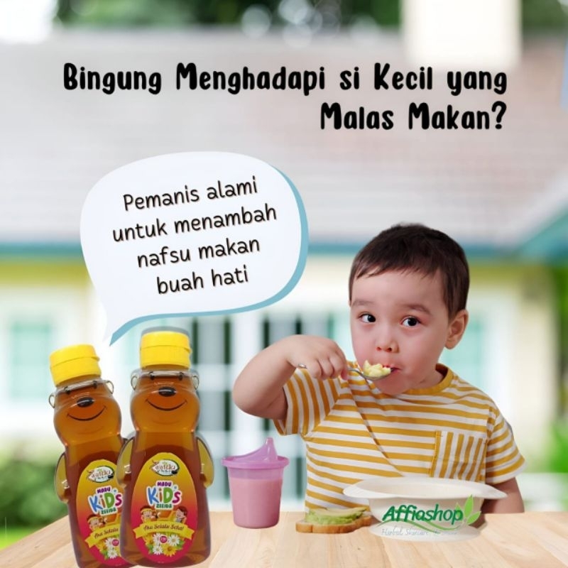 

Madu kids beruang madu murni penambah nafsu makan multiflora