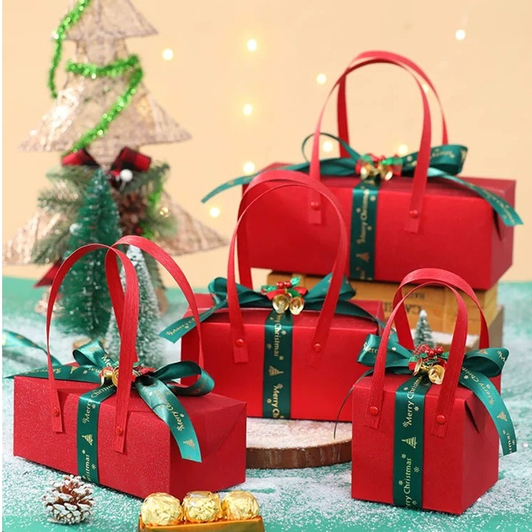 

BOX NATAL FULL MERAH CODE FM bingkisan hampers natal christmas gift goodie bag cookies candy jar hadiah natal