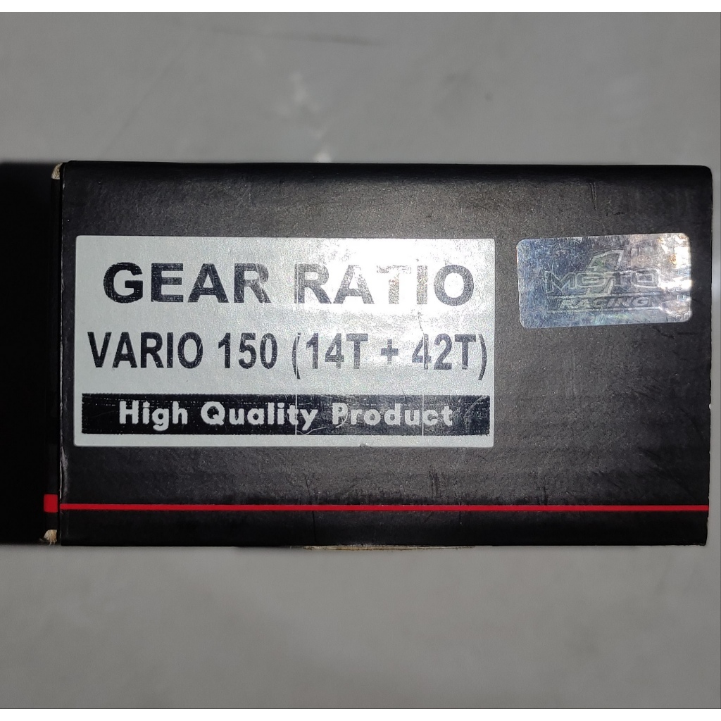 GEAR RASIO MOTO RACING VARIO 150 (14T+42T)