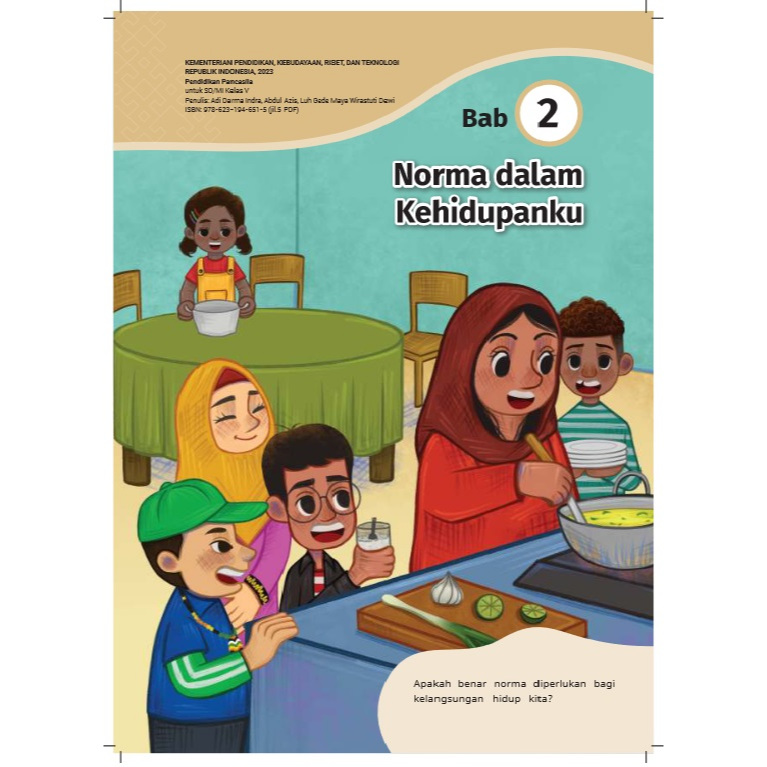Pendidikan Pancasila Kelas 5 SD/MI Kurikulum Merdeka | PPKn Kelas V Kurmer