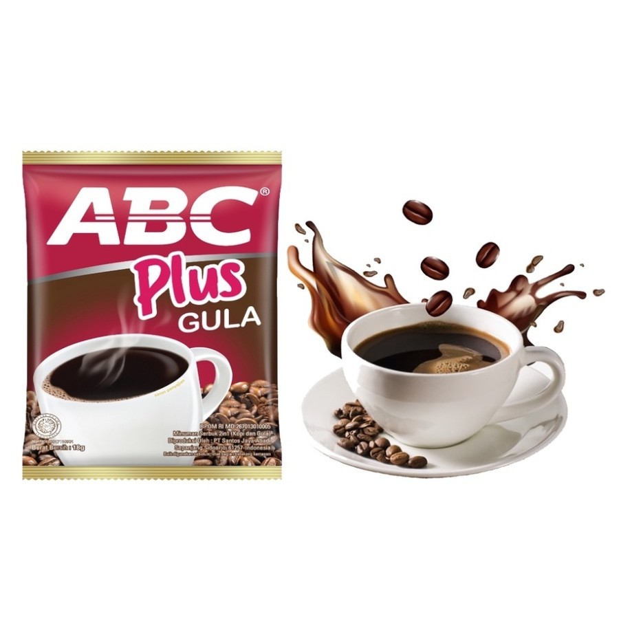 

[ Paket 3 Renceng ] Kopi ABC Plus Gula 10pcs x 18g