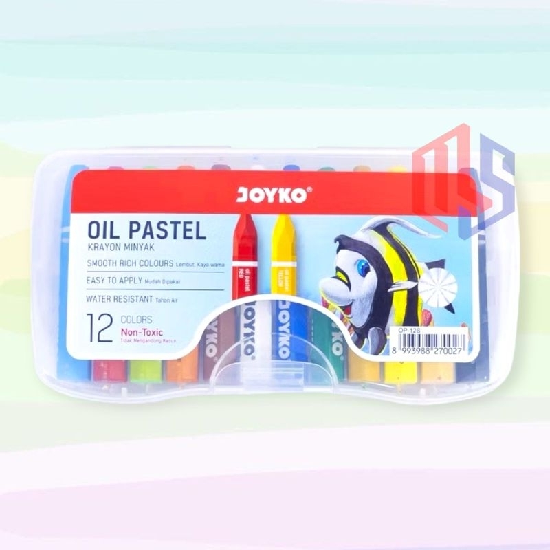 

Crayon Joyko Oil Pastel-12S 12 Warna