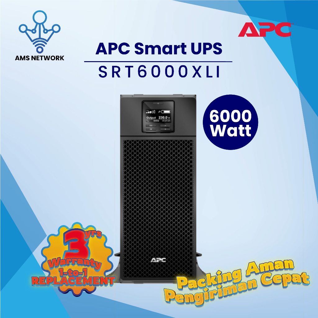 UPS 6000 Watt APC Online APC SRT6KXLI SRT6000XLI 6000VA