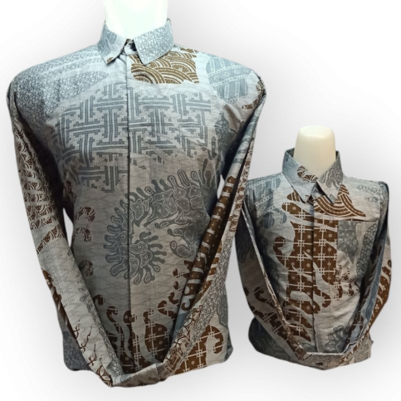 Kemeja Batik Khalifah couple Ayah dan Anak bahan katun premium