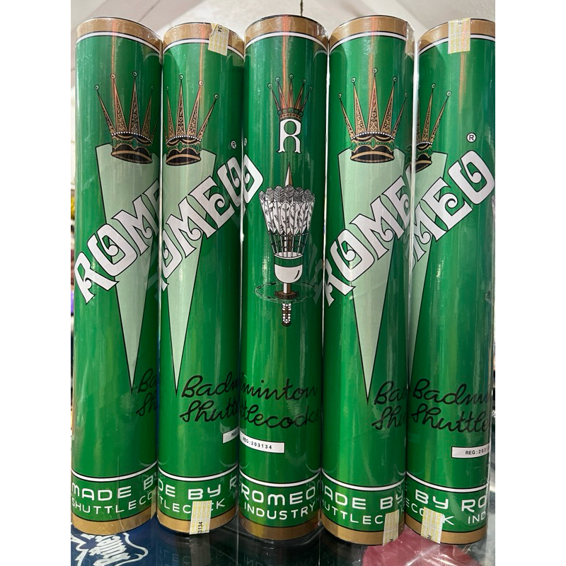 shuttlecock badminton kok romeo hijau ijo