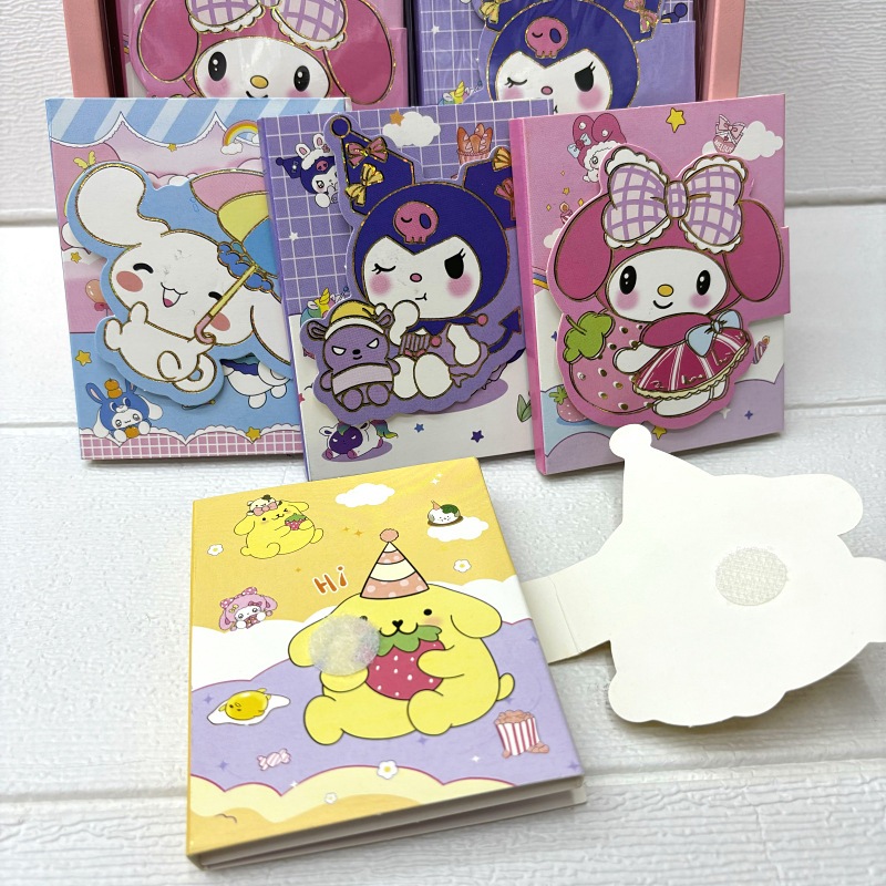 

Note Book Mini Karakter Sanrio Cinnamonroll Kuromi My melody Terbaru