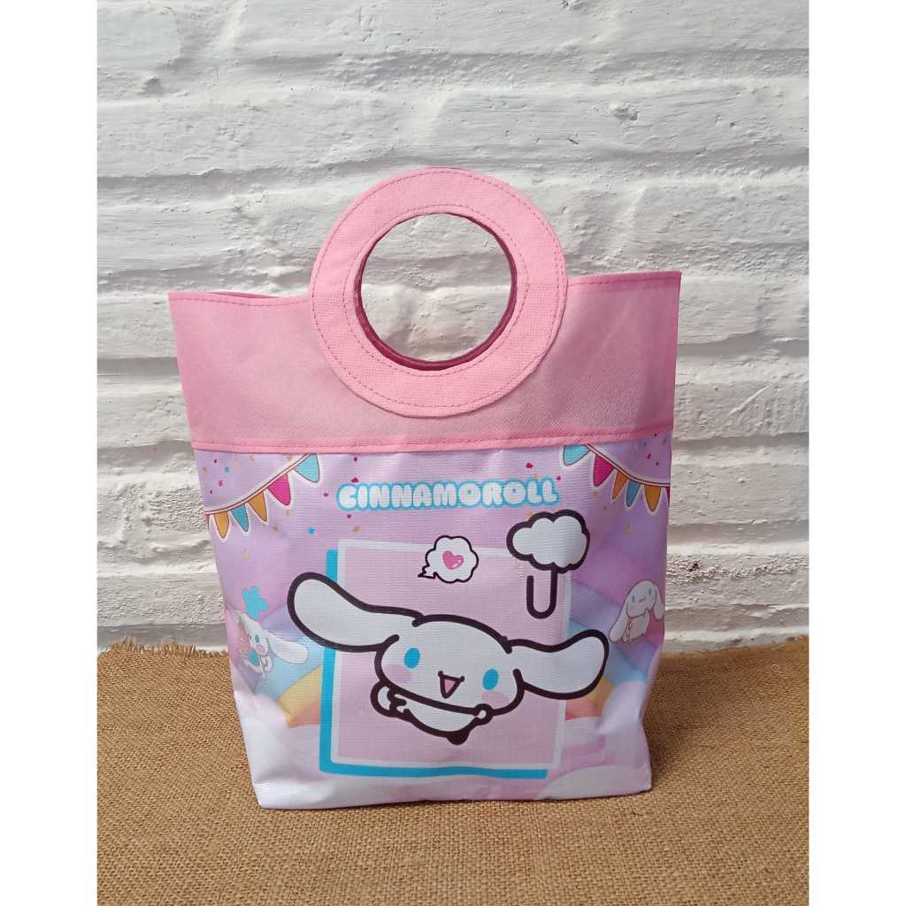 

Tas Ultah Anak cinnamoroll unik Princess Souvenir Ulang Tahun sanrio cinamorol Pegangan Bulat