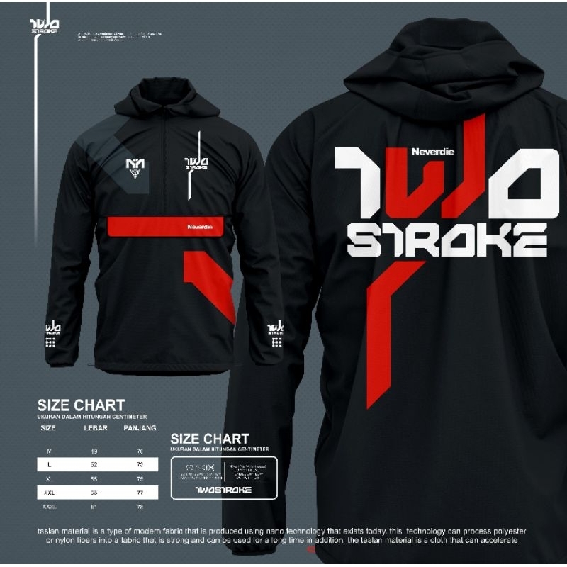 Jaket Two stroke neverdie Jaket 2 stroke jaket 2 tak jaket two stroke jaket motor Edisi 1