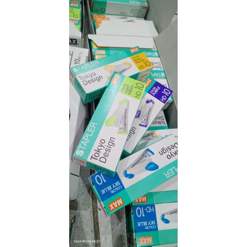 

stapler HD 10 MAX WARNA PASTEL random @1BIJI
