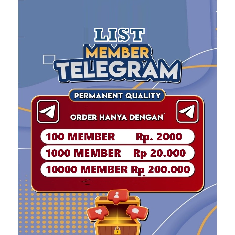 LIST AKUN TELEGRAM MEMBER GROUP REAL PERMANEN PROSES CEPAT BERGARANSI LIFETIME