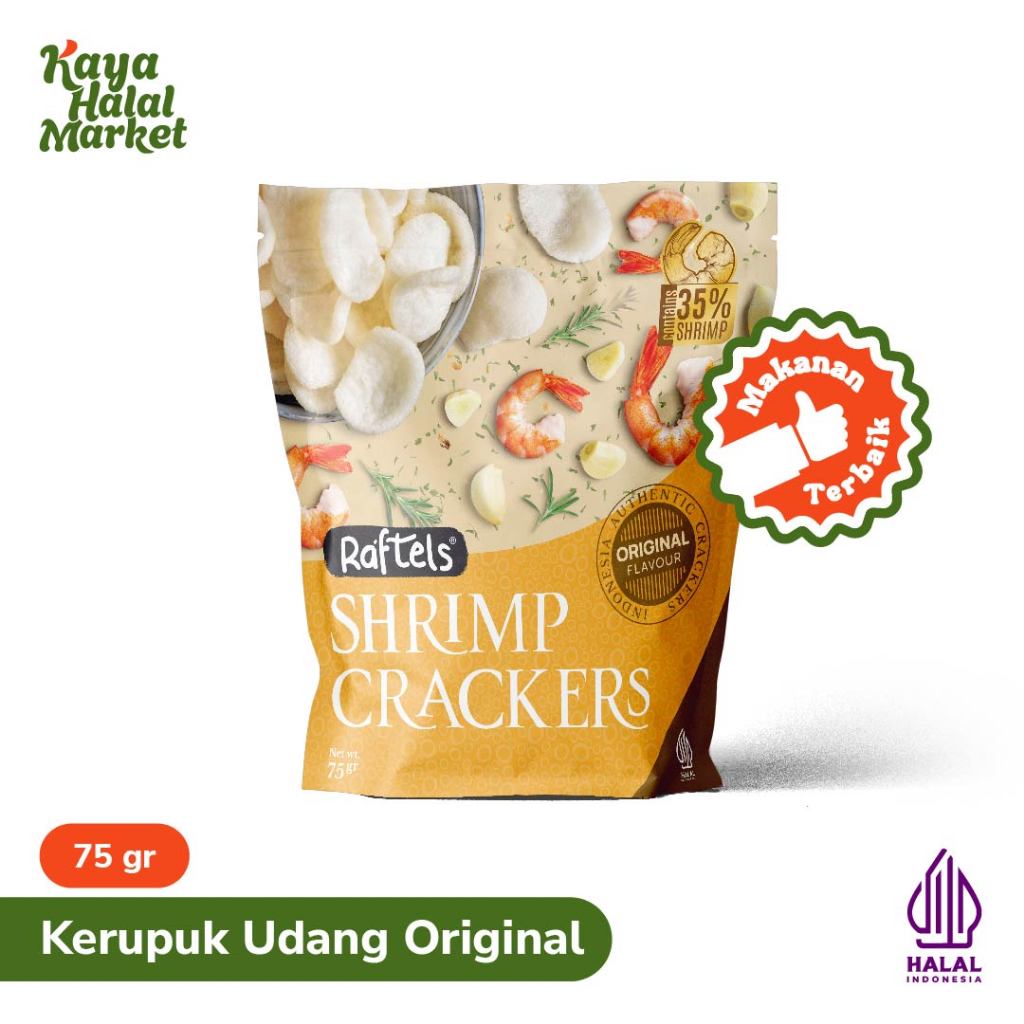 

Kerupuk Udang Original Snack Renyah Kaya Halal Market