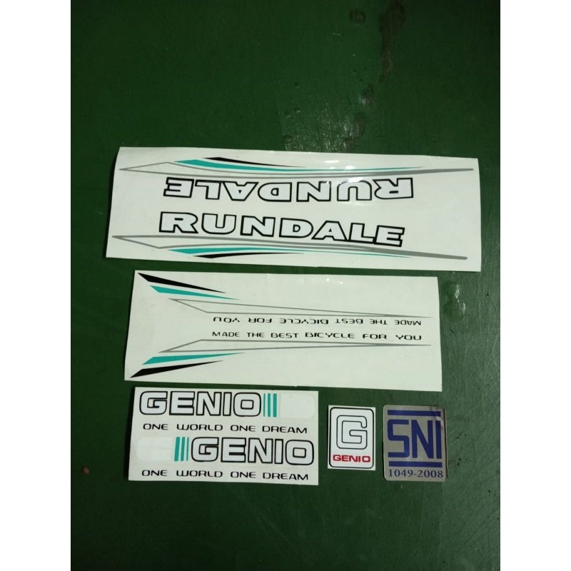 stiker sepeda lipat genio