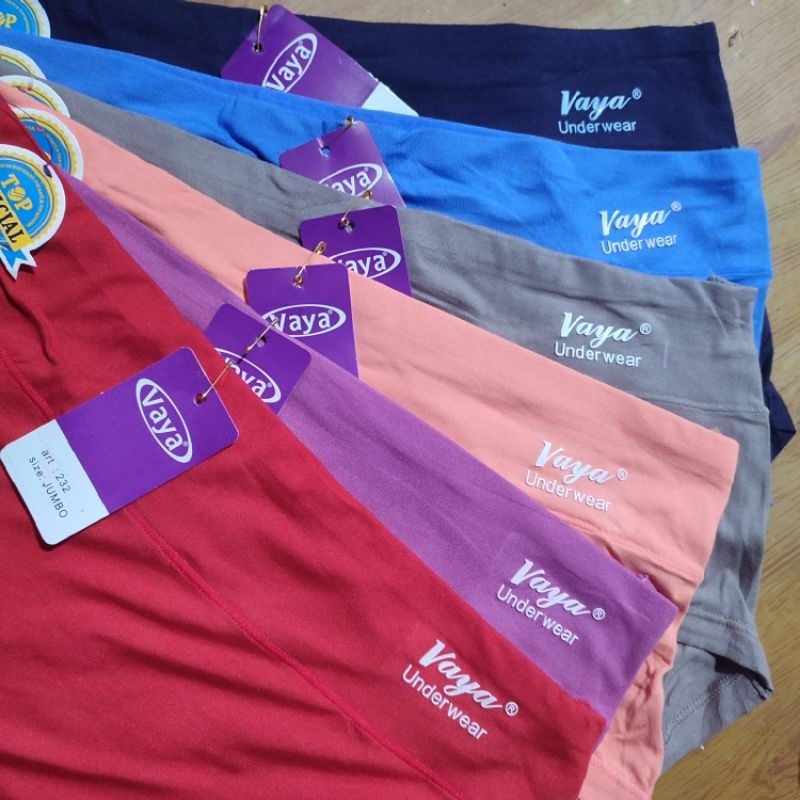 CD VAYA 232 Original Isi 6, 3 Pcs/ Celana Dalam Vaya ukuran jumbo bahan katun premium
