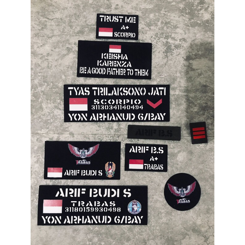 Patch Laser ID Custom Request Desain