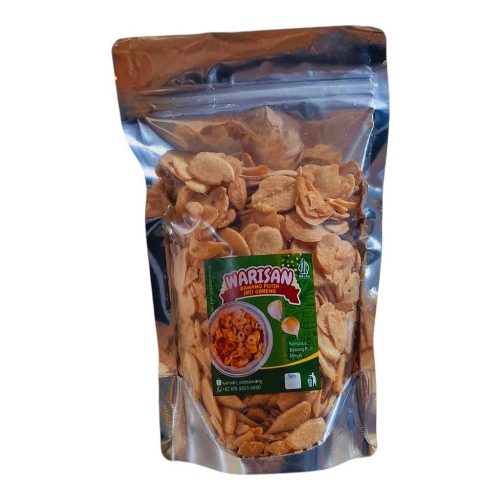 

Bawang Putih Goreng Homemade Crispy Tanpa Tepung Gurih Nikmat 100 gram