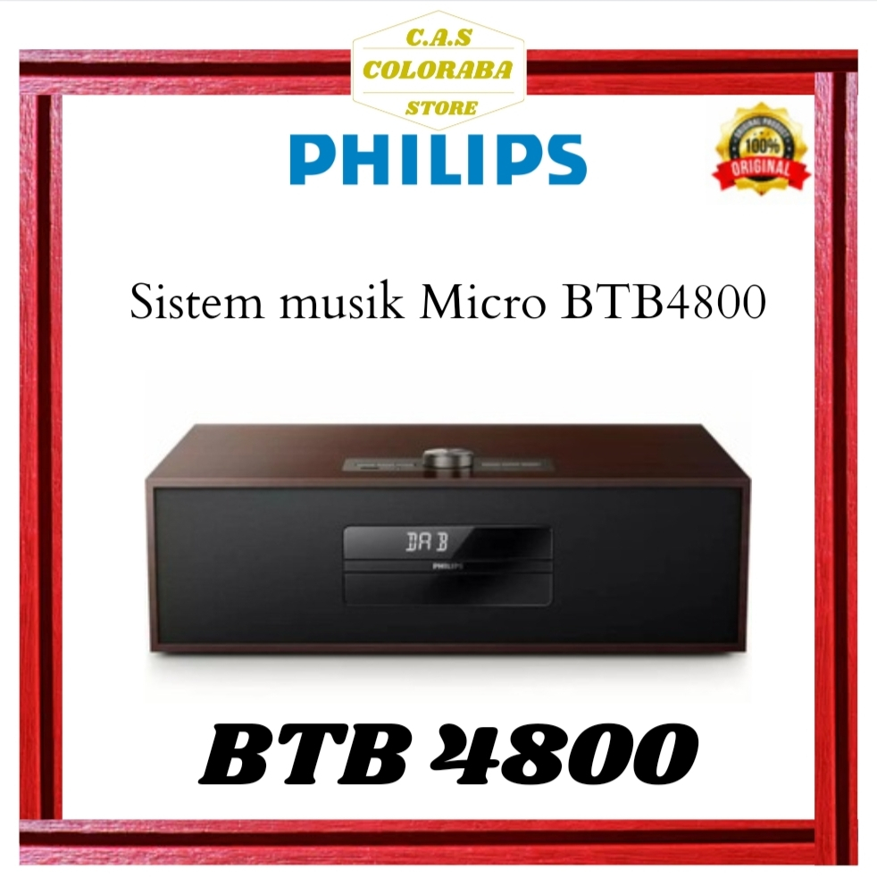 Philips BTB4800/12 Mini Hifi Bluetooth Speaker System