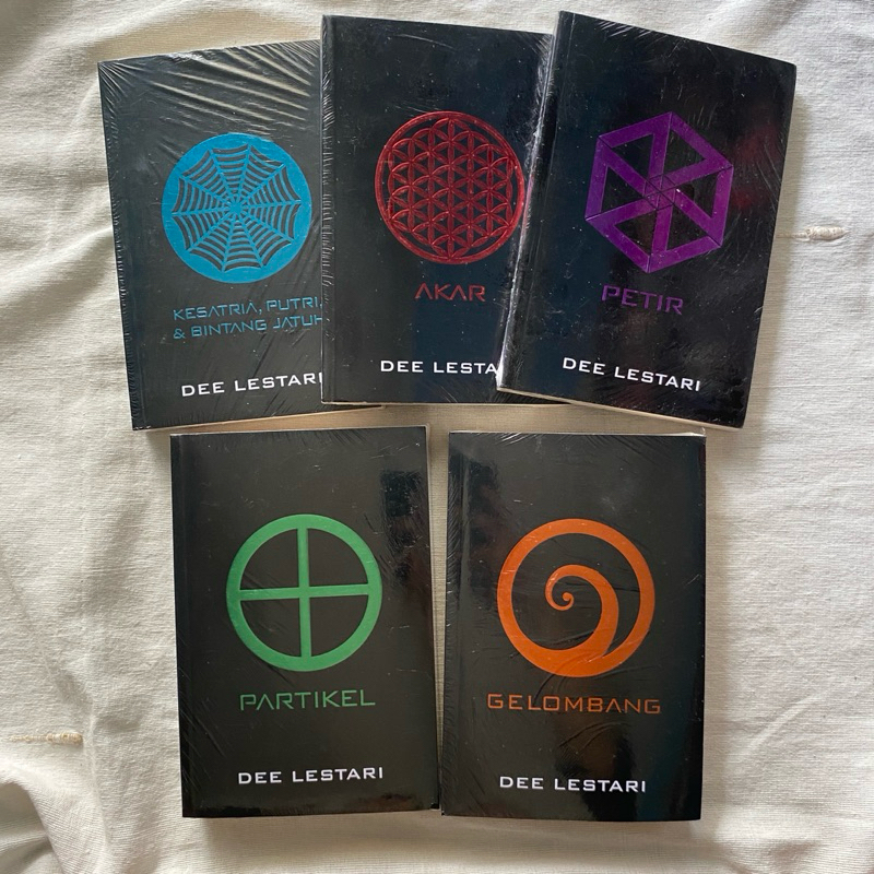 Buku Novel Supernova Set Series - Dee Lestari New Sealed ORIGINAL