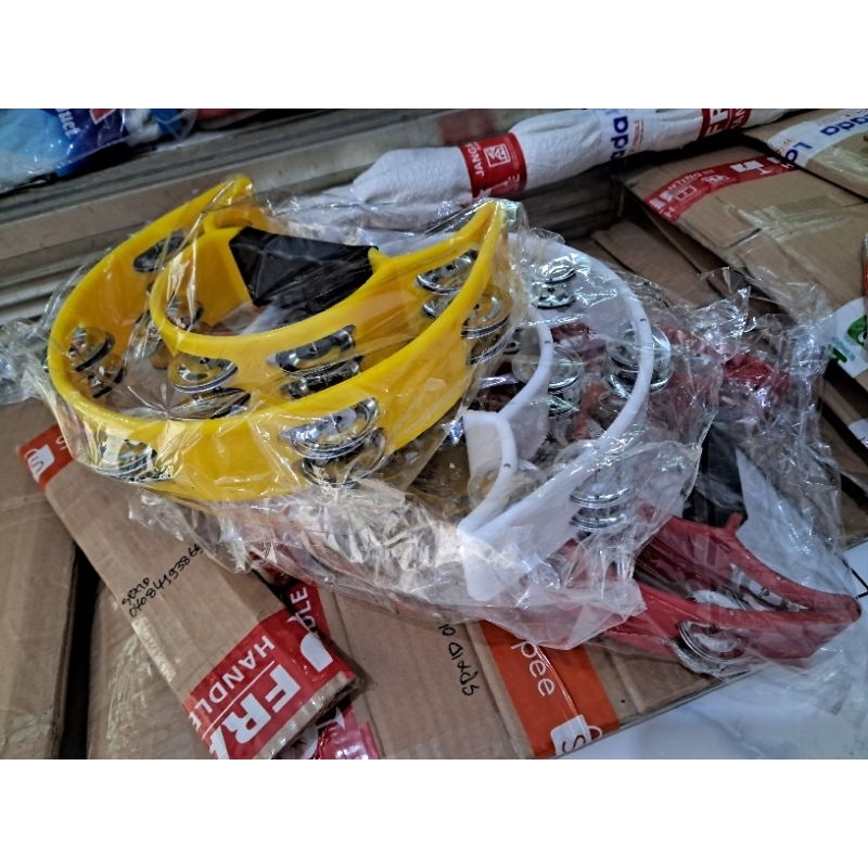 tamborin kecrek hadroh qasidah thamborine import original