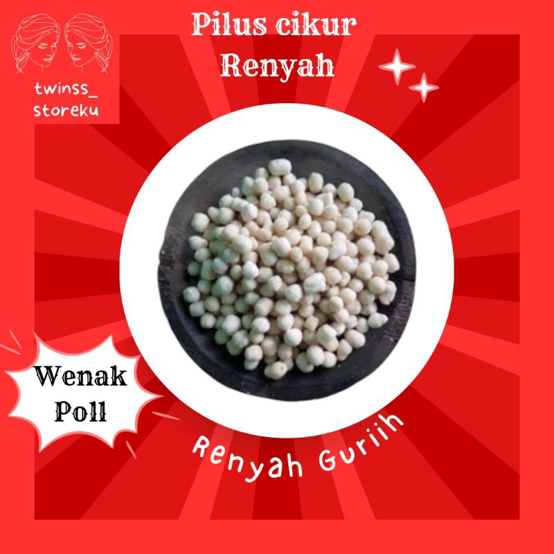 

Pilus cikur gurih topyng seblak/baso aci