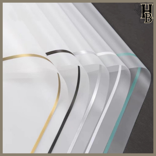 

Kertas Buket Cellophane Special Frame Kertas Buket Transparant Line 6087