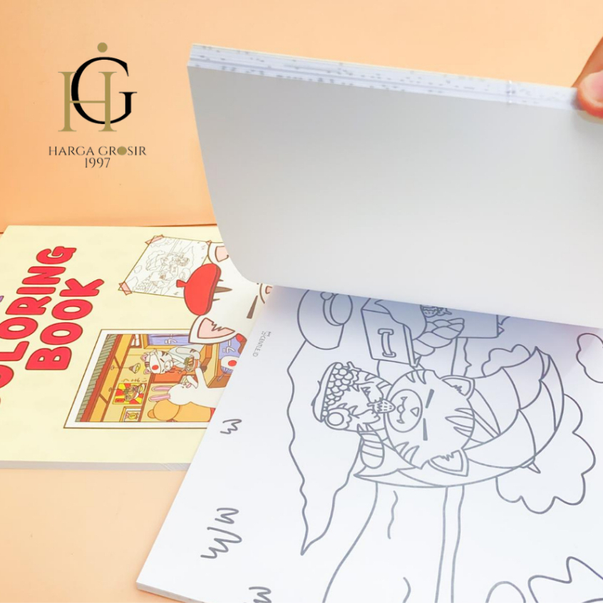 

BUKU MEWARNAI // Coloring Book Centle KERTAS TEBAL untuk anak sekolah hiburan kado unik book PAUD tema piknik karnival taman bermain hadiah lucu karakter bisa cod